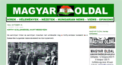 Desktop Screenshot of amagyaroldal.hu